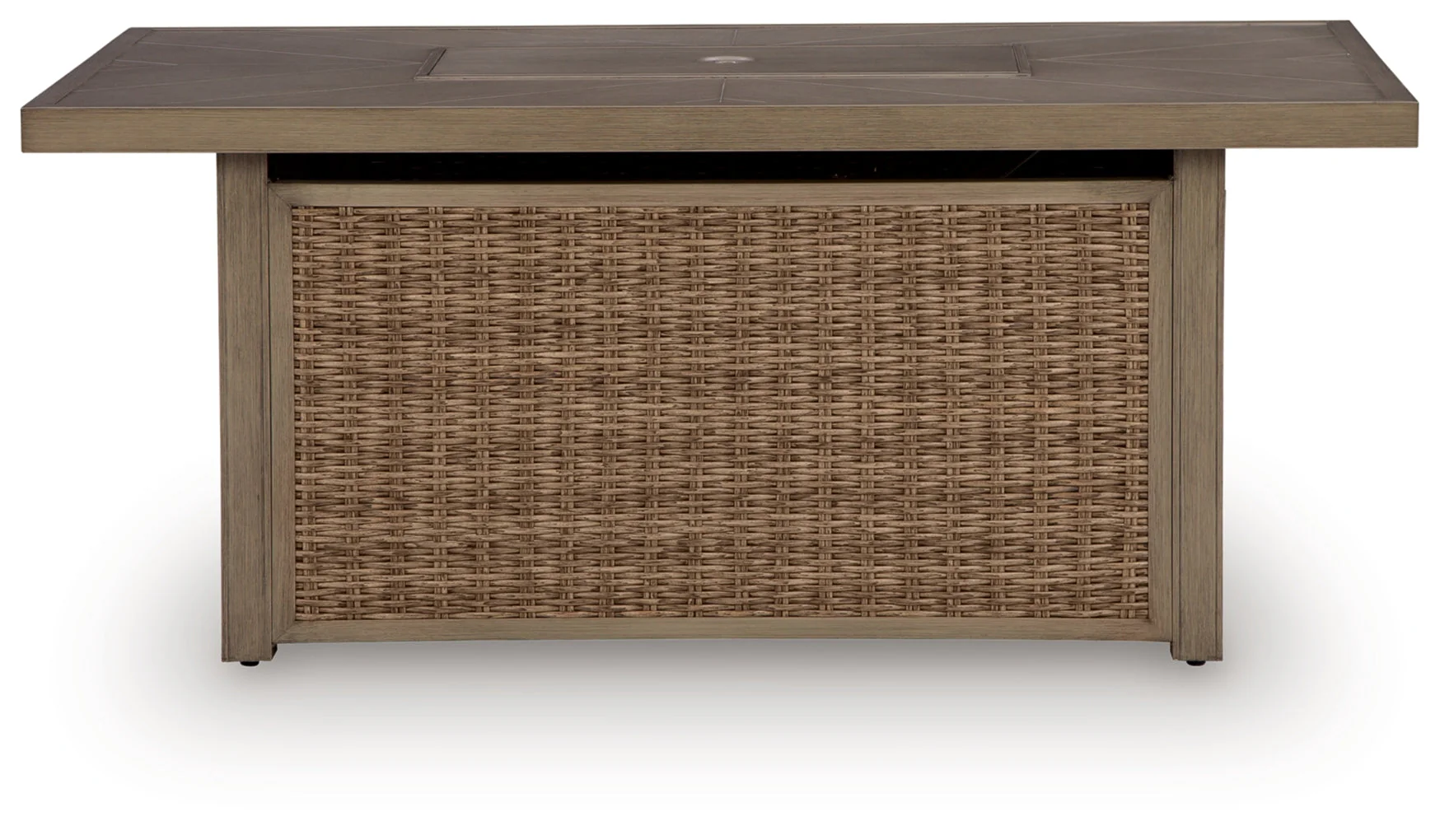Revare Beach Rectangular Fire Pit Table - Image 4