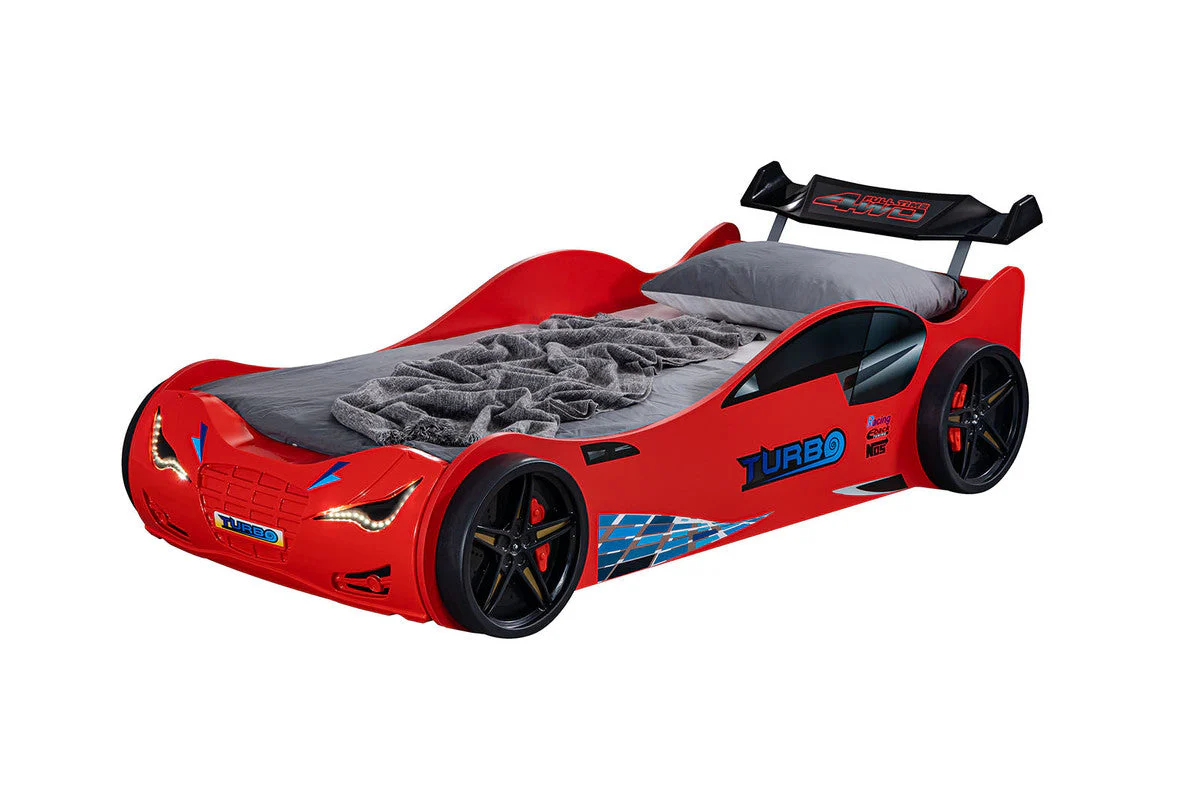 Roadstar Red Car Bed - Image 2