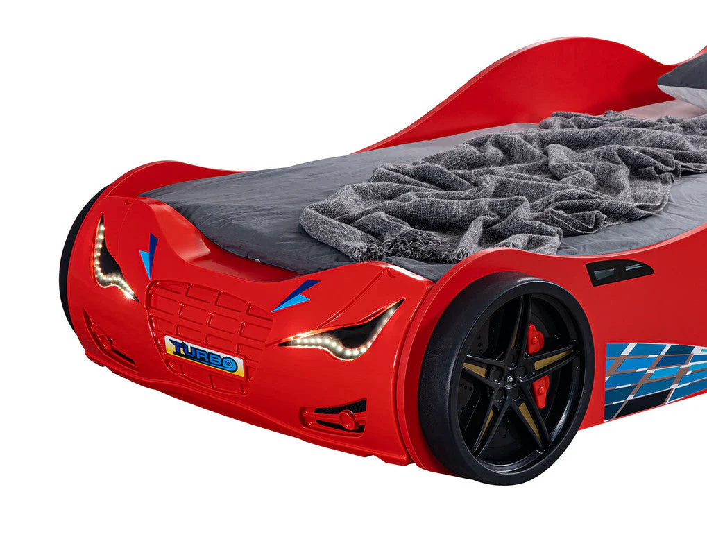 Roadstar Red Car Bed - Image 3