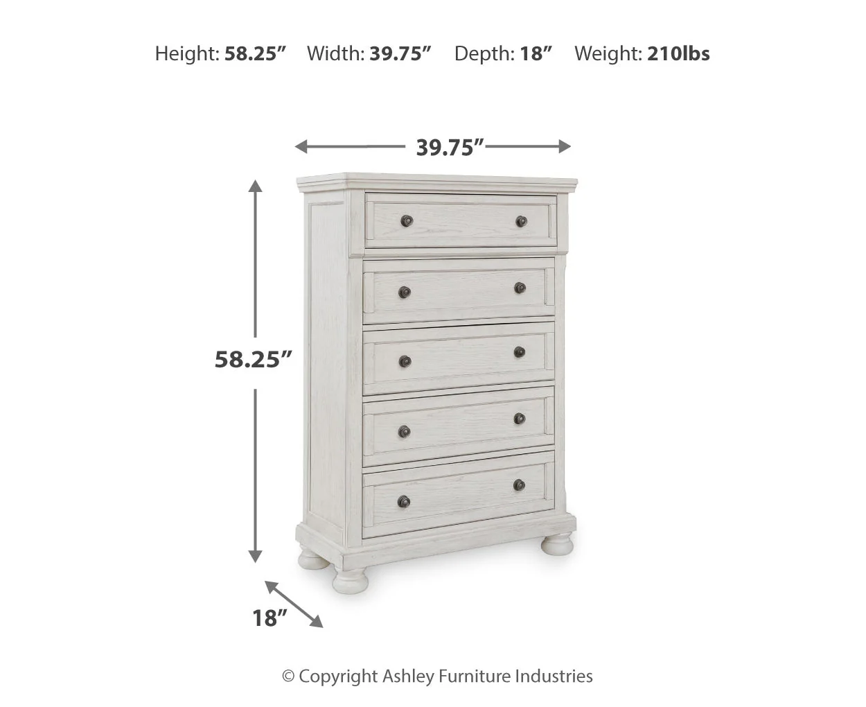Robbinsdale Dresser & Chest - Image 16