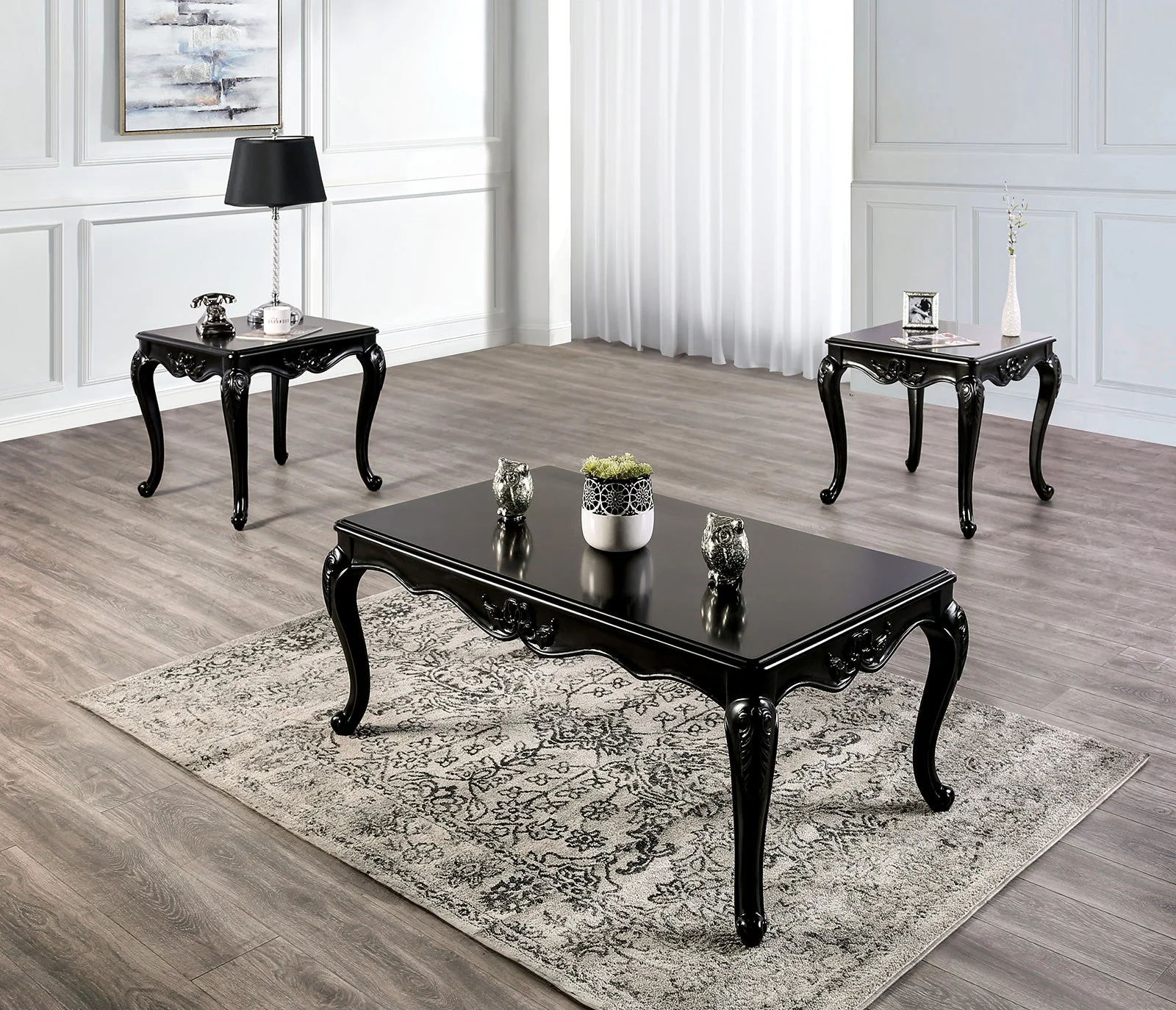 Rochester Black Coffee Table - Image 3
