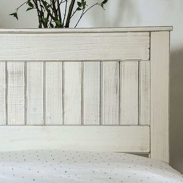 Rockwall Weathered White Twin Bed - Image 4