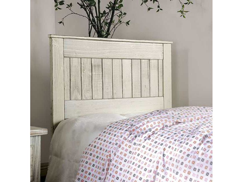Rockwall White Full Headboard