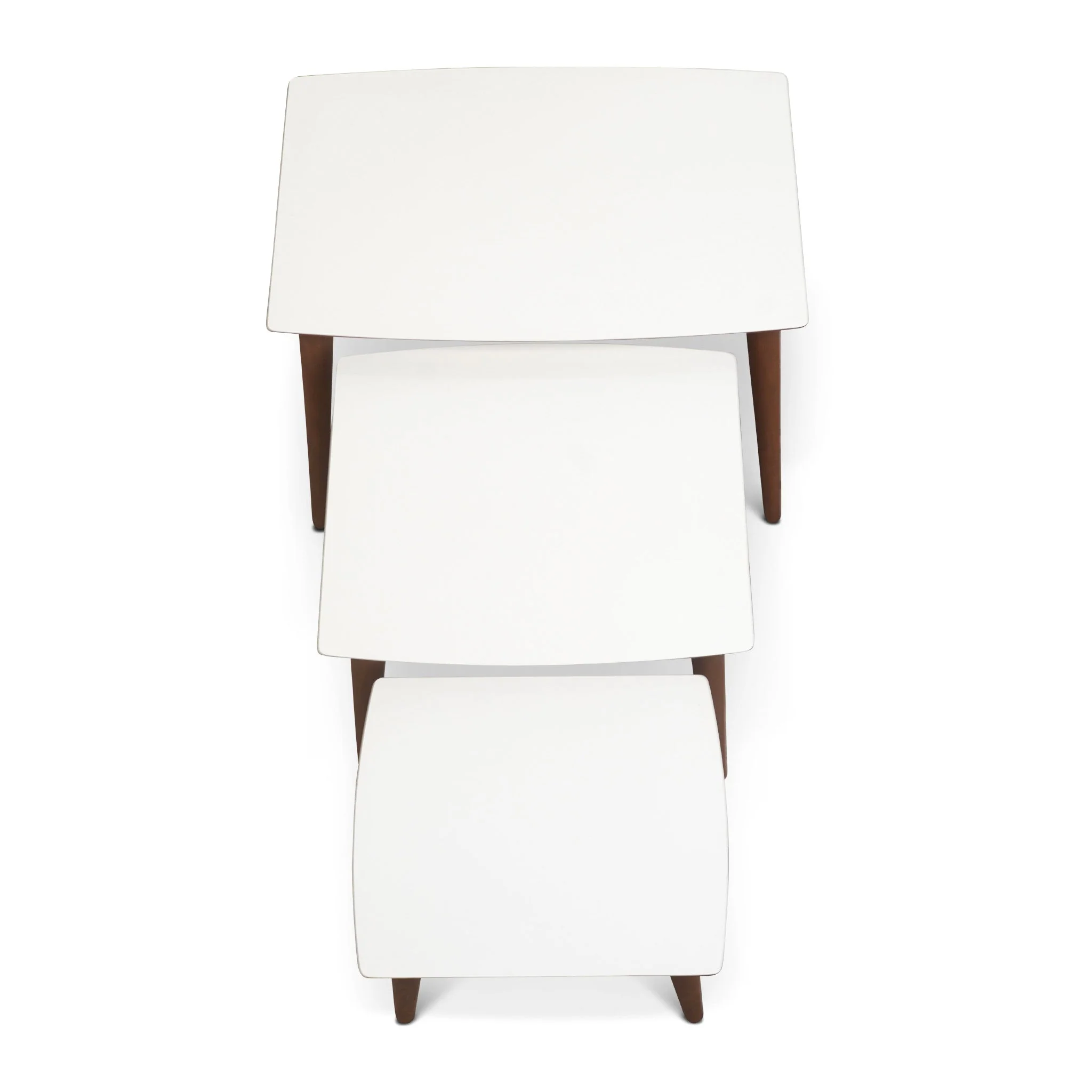 Ronald MDF Nesting Accent Tables In Cream (Set Of 3) - Image 4