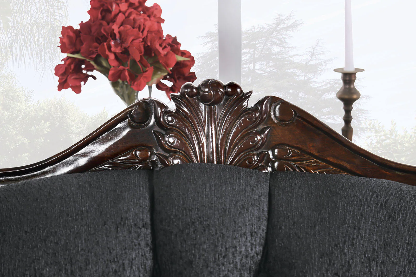 Ronja Black Loveseat - Image 4