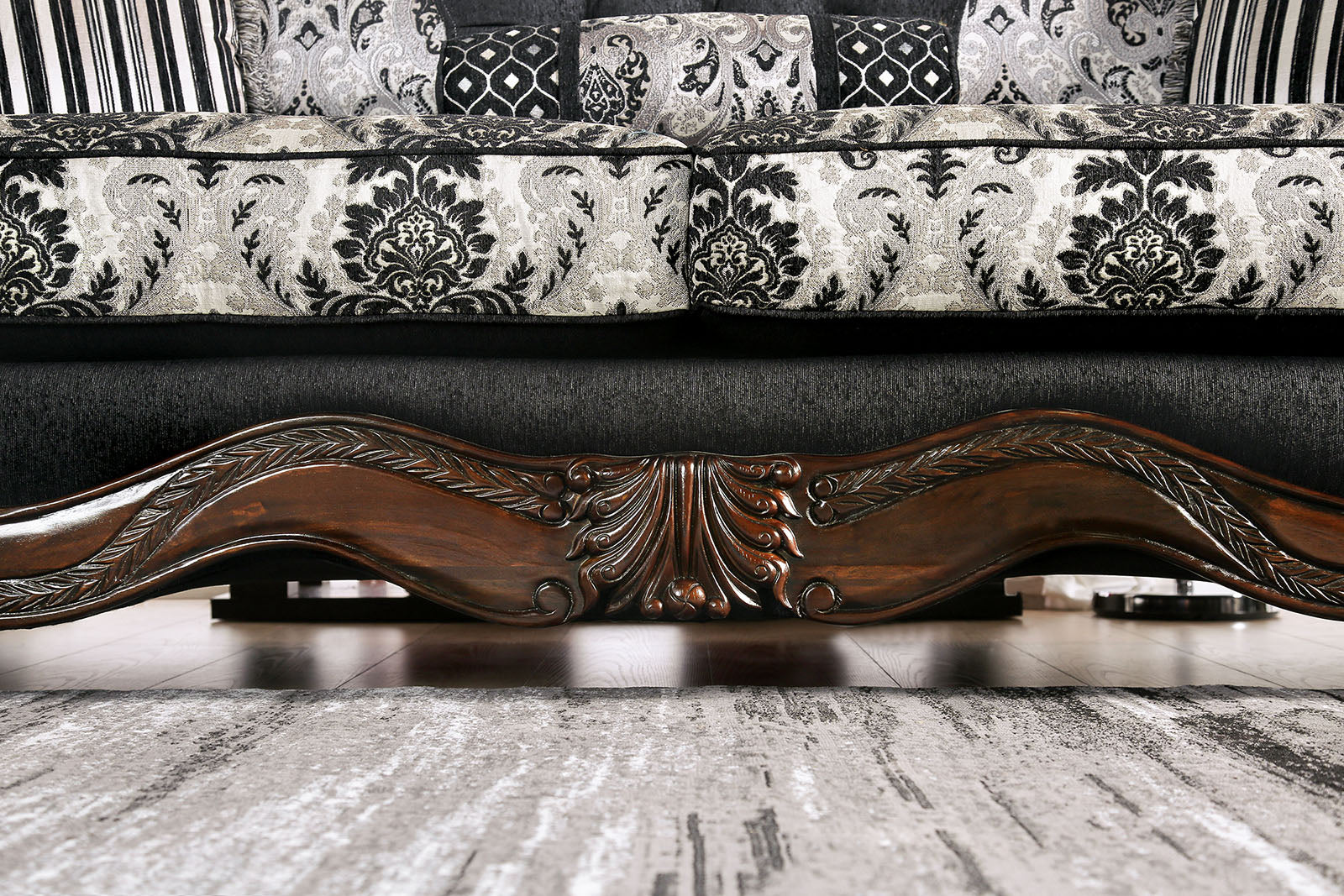 Ronja Black Sofa & Loveseat - Image 6