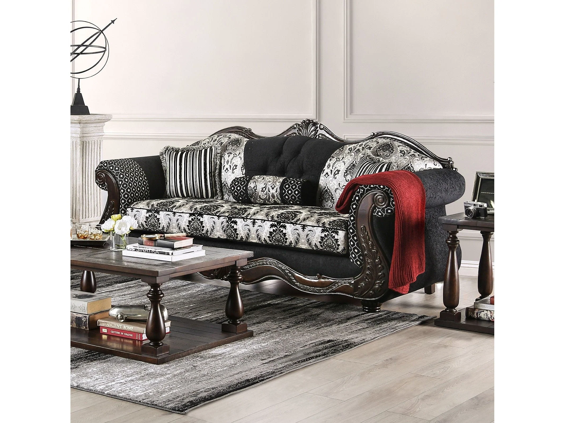Ronja Black Sofa