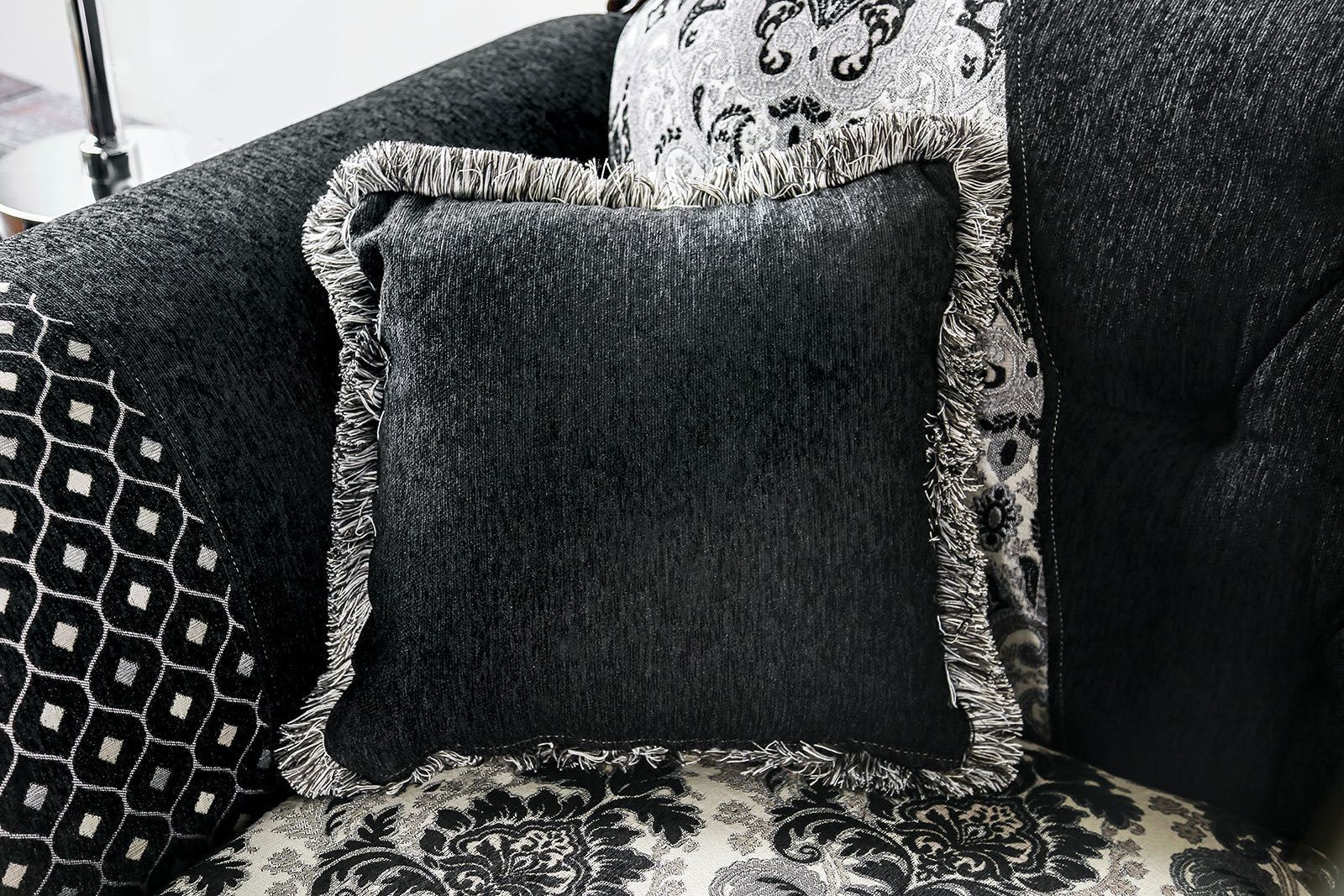 Ronja Black Sofa - Image 6