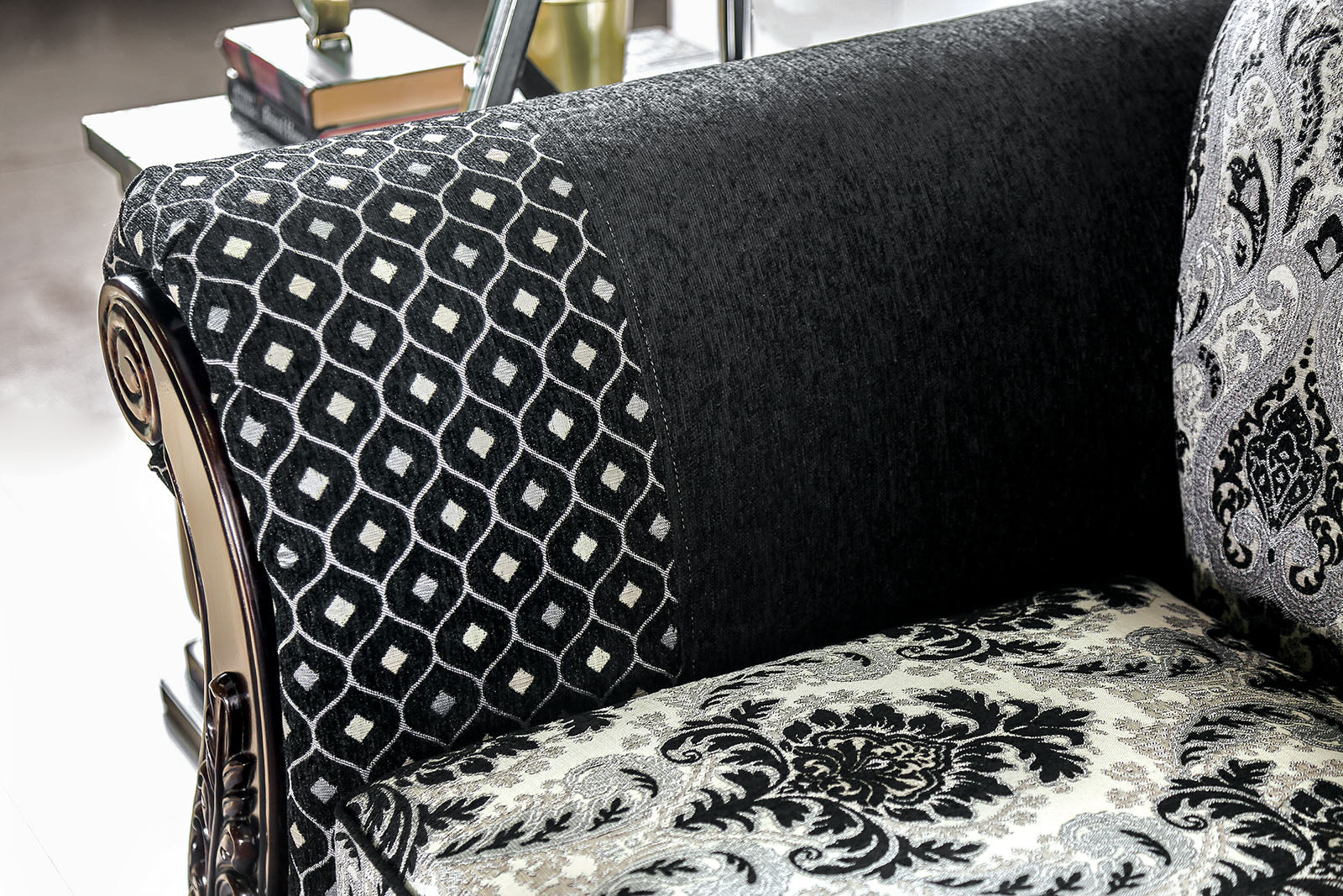 Ronja Black Sofa - Image 8