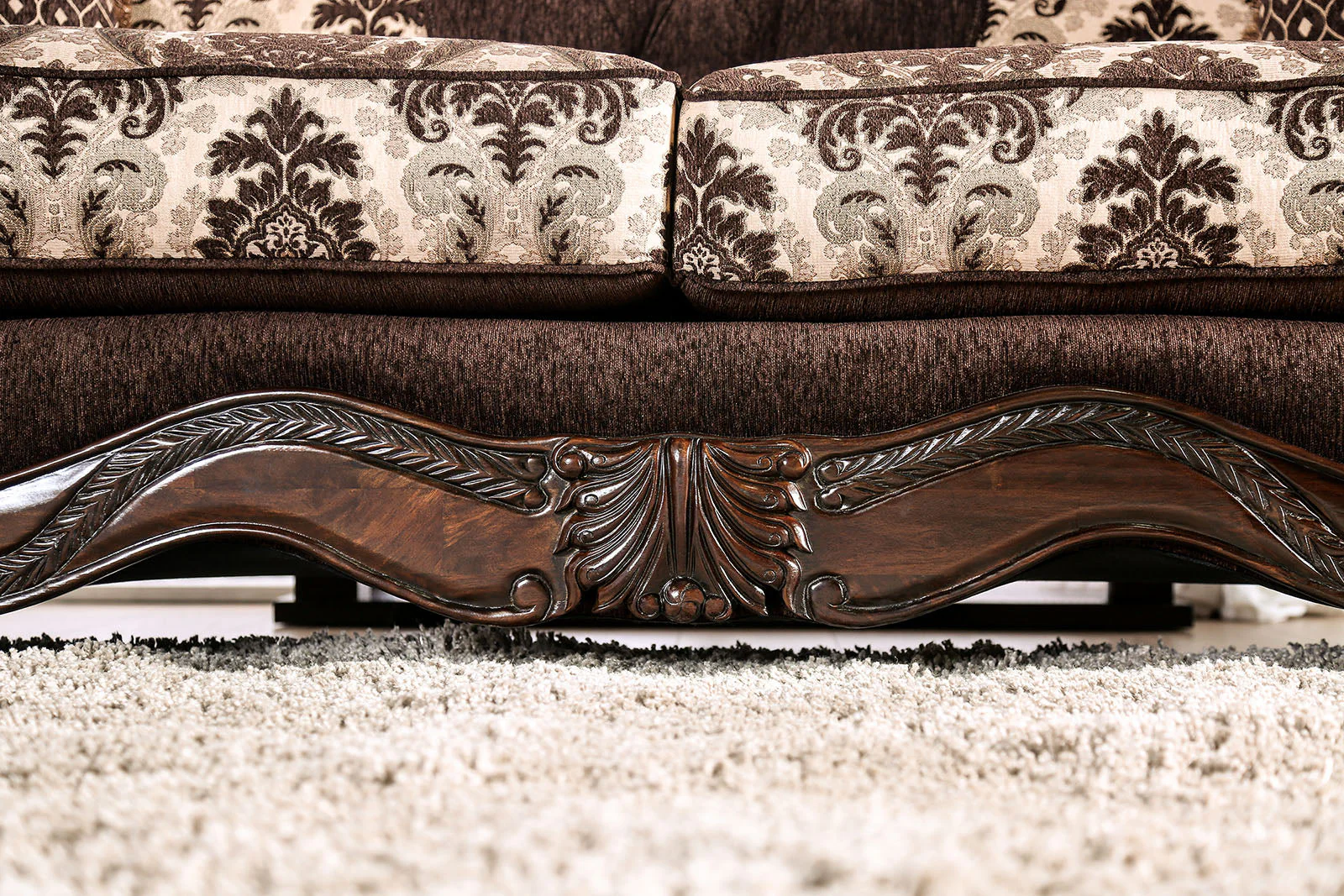 Ronja Dark Brown Sofa & Loveseat - Image 7