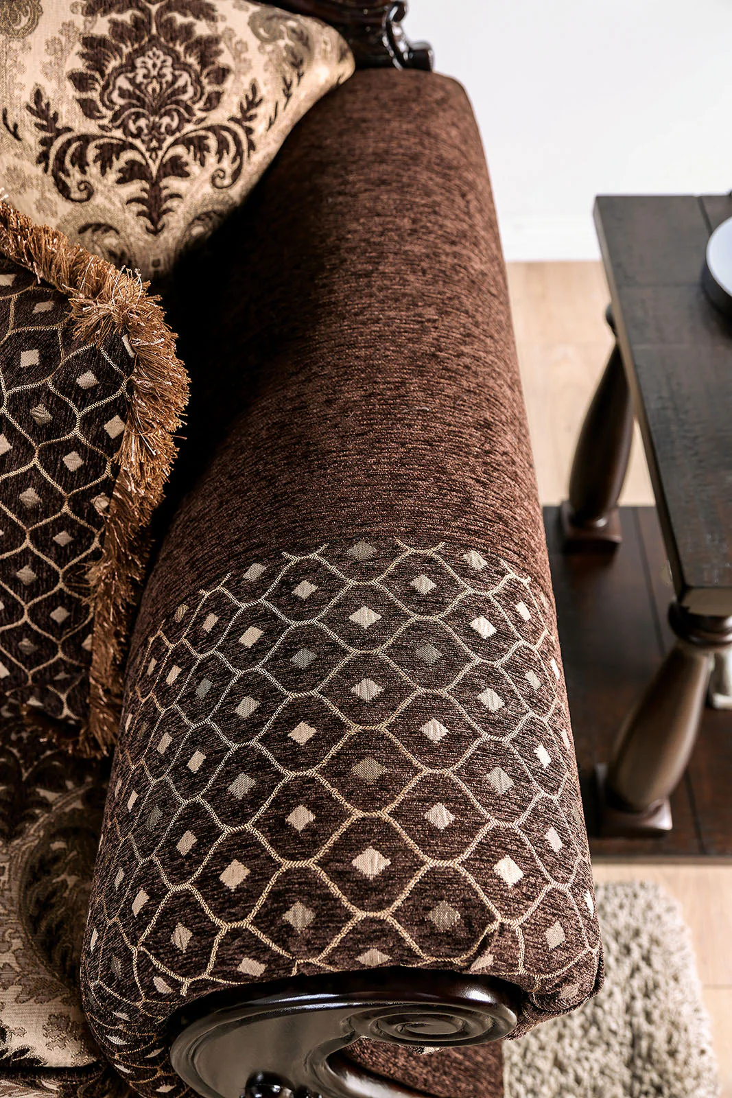 Ronja Dark Brown Sofa - Image 5