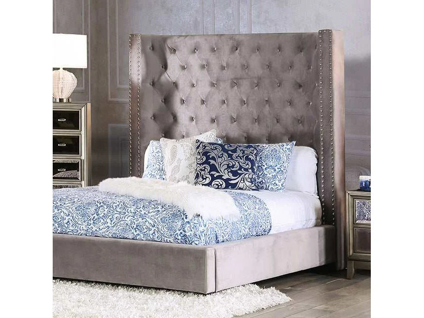 Rosabelle Gray Eastern King Bed