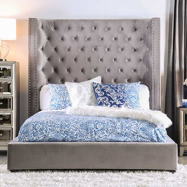 Rosabelle Gray Eastern King Bed - Image 3