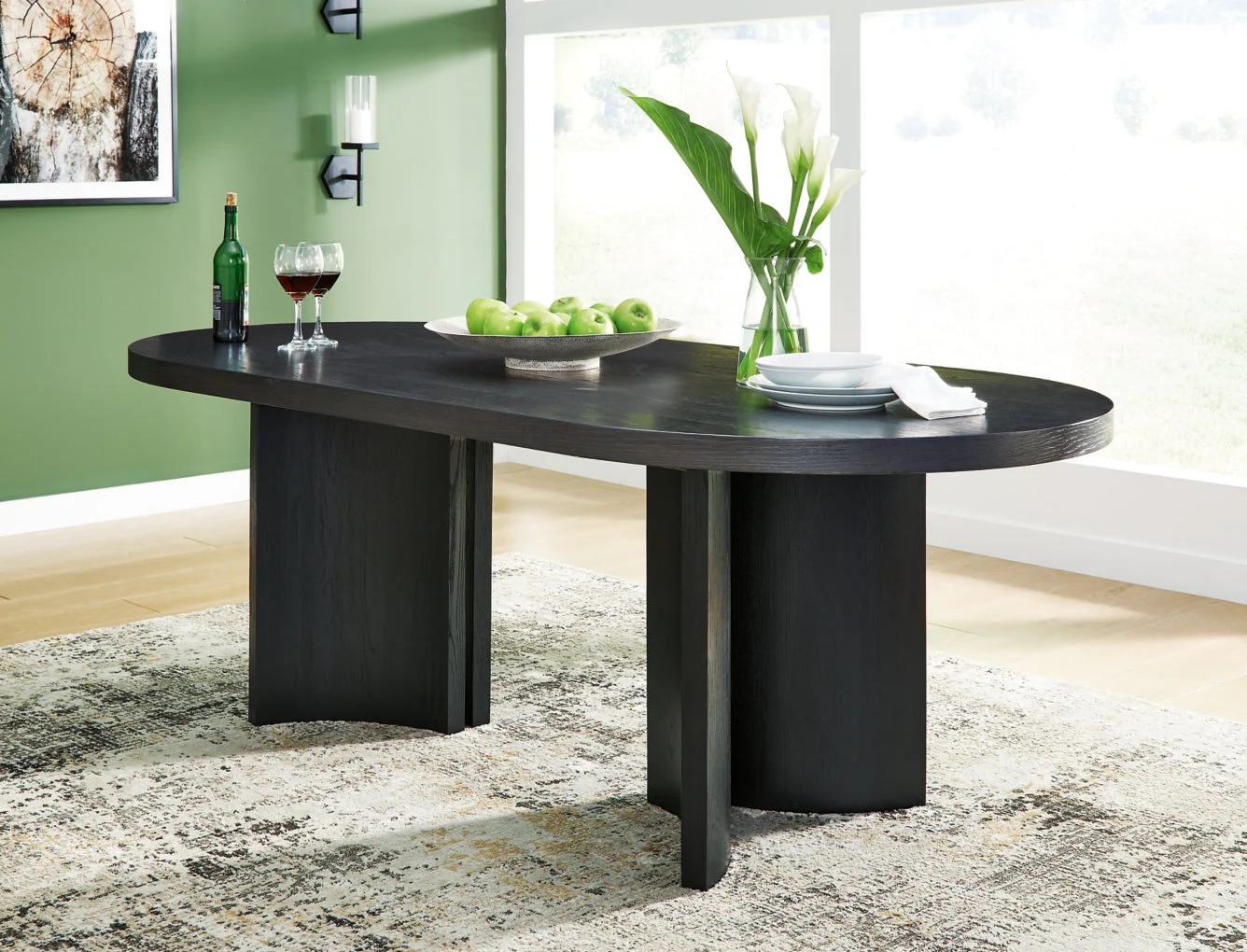 Rowanbeck Oval Dining Room Table - Image 2