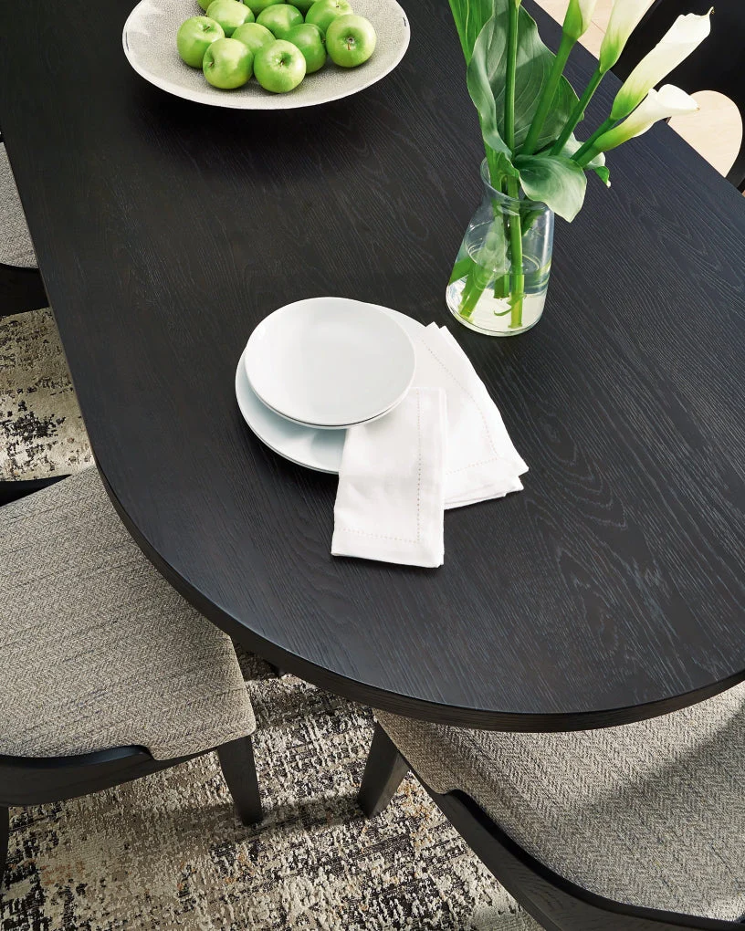 Rowanbeck Oval Dining Room Table - Image 6