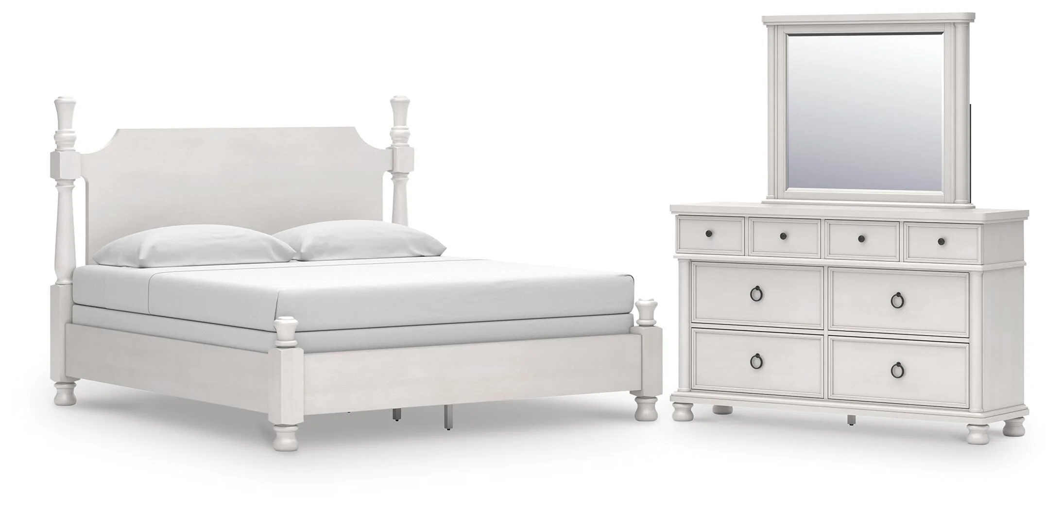 Rowlenstown Poster Bed Bedroom Set - Image 3
