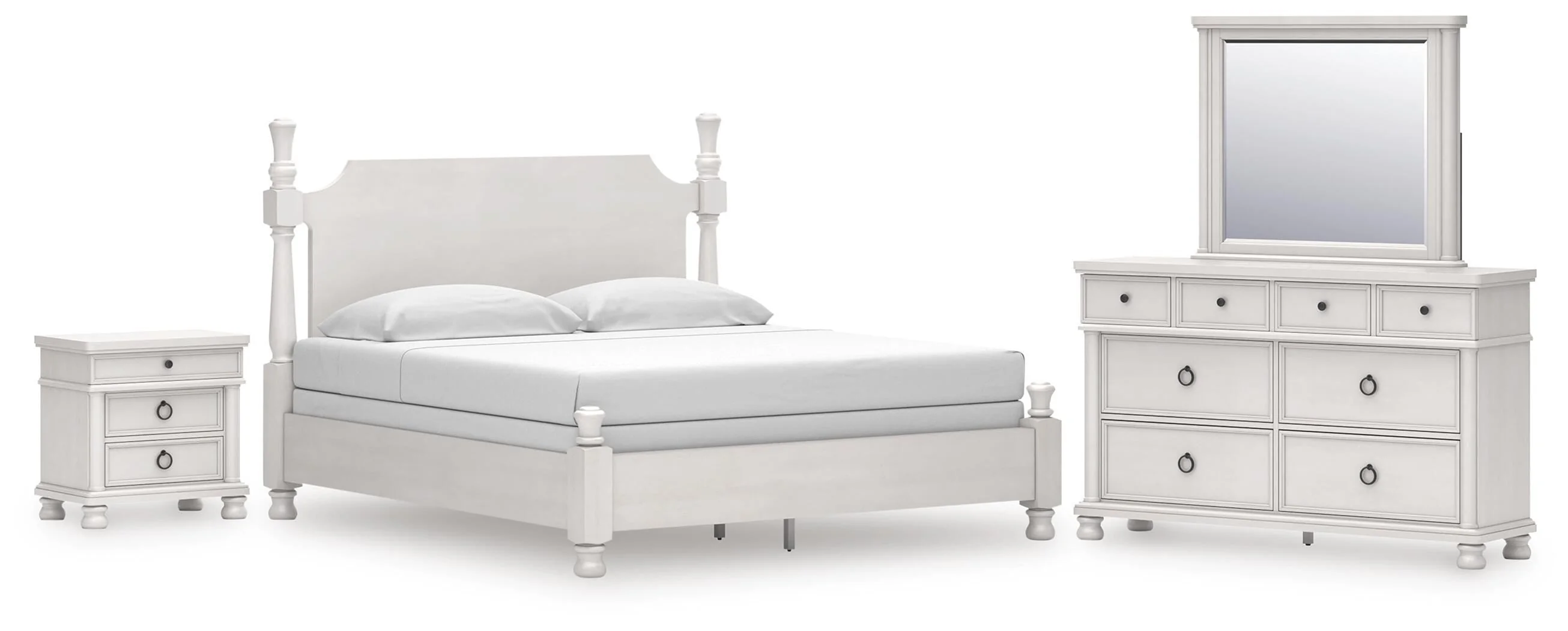 Rowlenstown Poster Bed Bedroom Set - Image 4