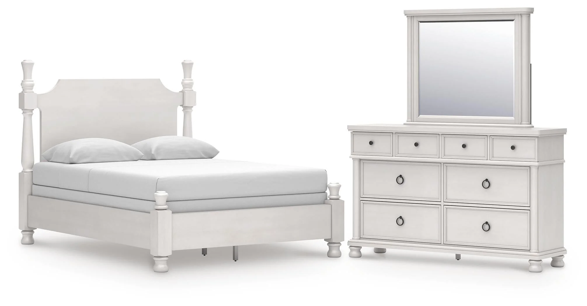 Rowlenstown Poster Bed Bedroom Set - Image 7