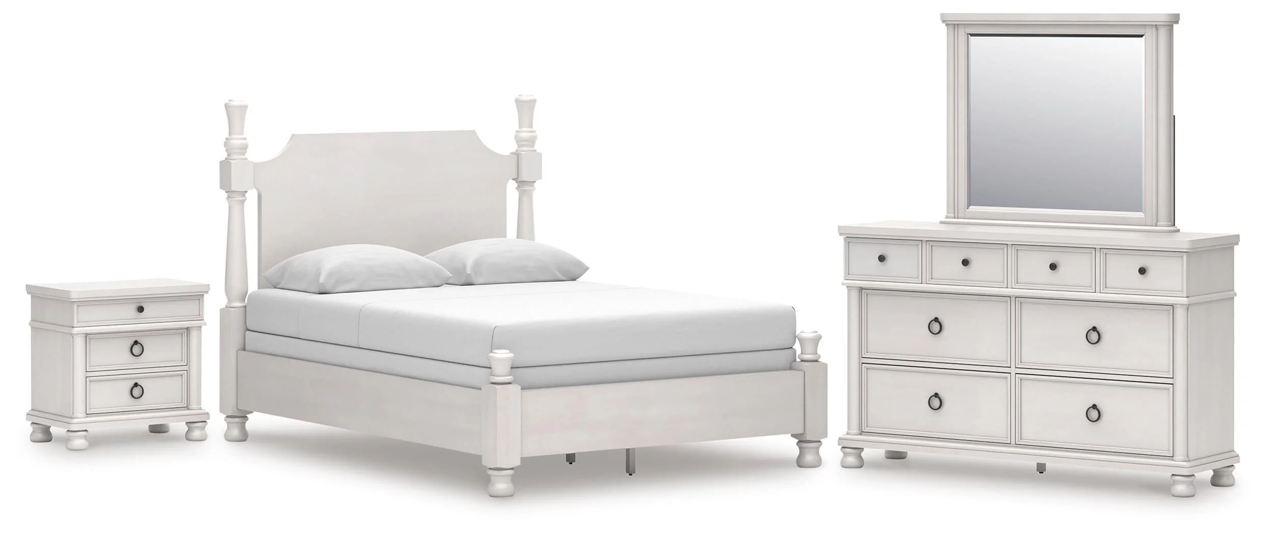 Rowlenstown Poster Bed Bedroom Set - Image 8