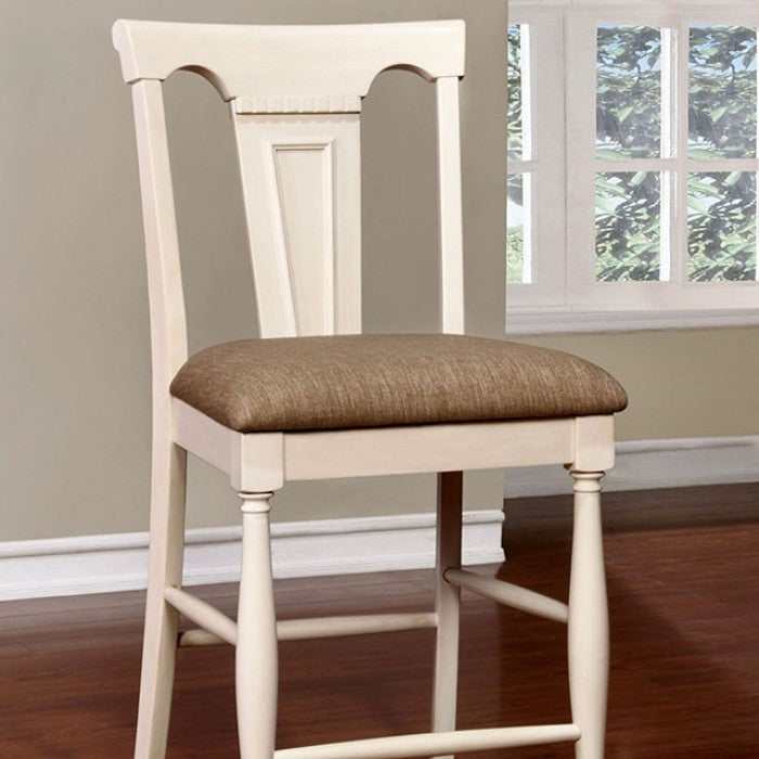 Sabrina OffWhite/Tan Counter Height Chair (Set of 2) - Image 2