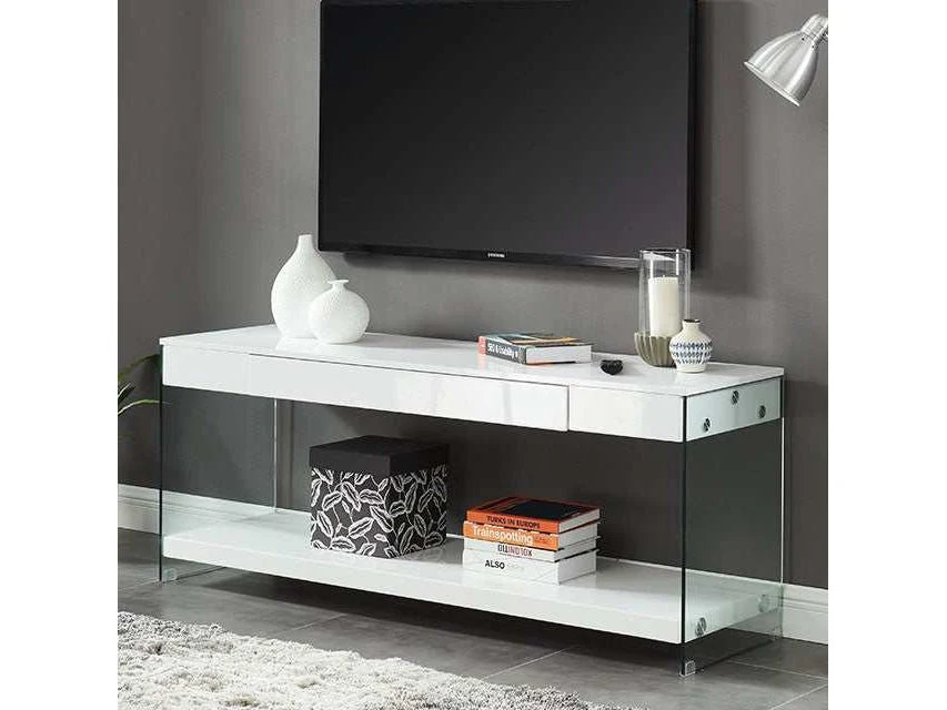 Sabugal White TV Stand