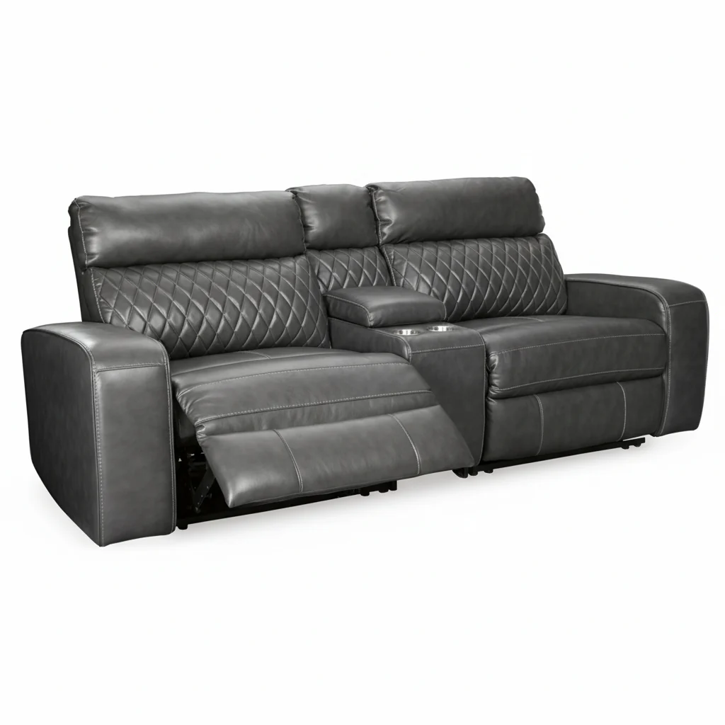 Samperstone 3-Piece Power Reclining Sectional Loveseat