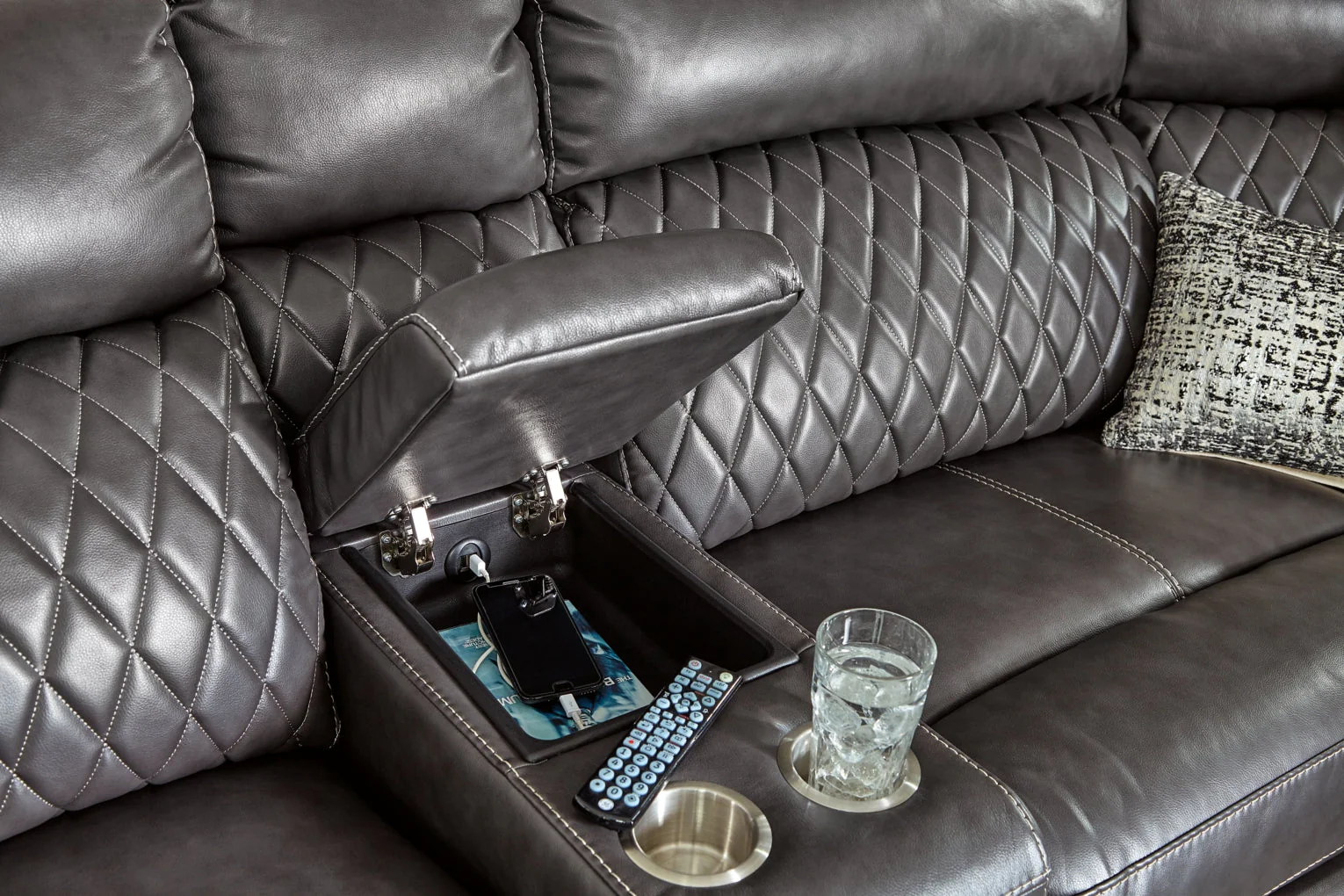 Samperstone 6-Piece Power Reclining Sectional - Image 6