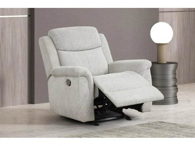 Sandbach Light Gray Glider Recliner