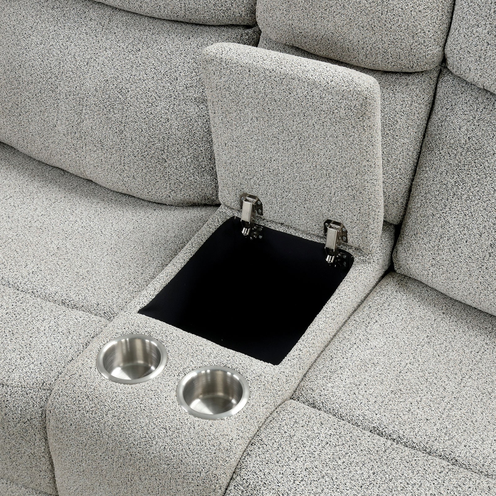 Sandbach Light Gray Reclining Living Room Set - Image 2