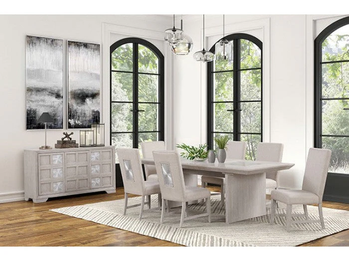 Sandnes Light Oak 7 Piece Dining Set