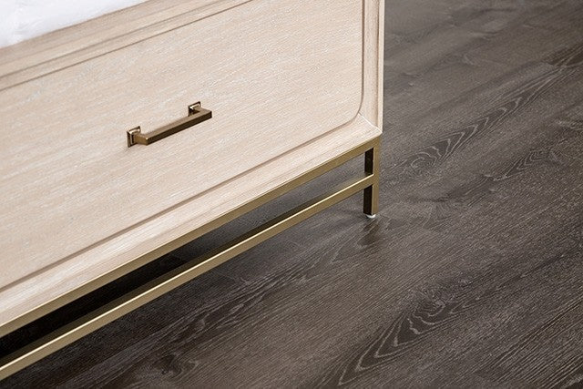 Sandnes Light Oak Eastern King Bed w/ FB Storage - Image 8