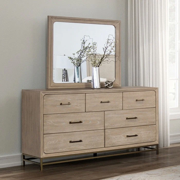 Sandnes Light Oak Queen 5 Piece Bedroom Set w/2 Nightstands - Image 5