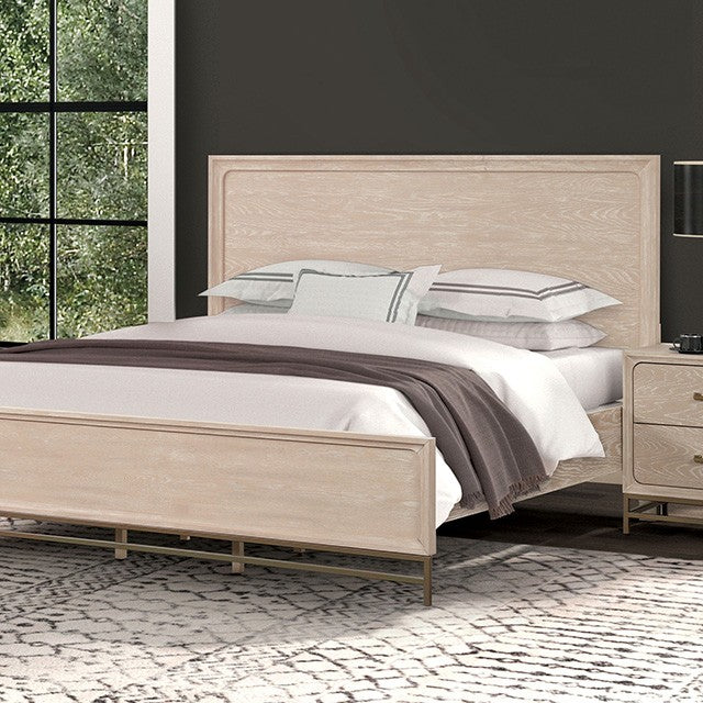 Sandnes Light Oak Queen 5 Piece Bedroom Set w/Chest - Image 2