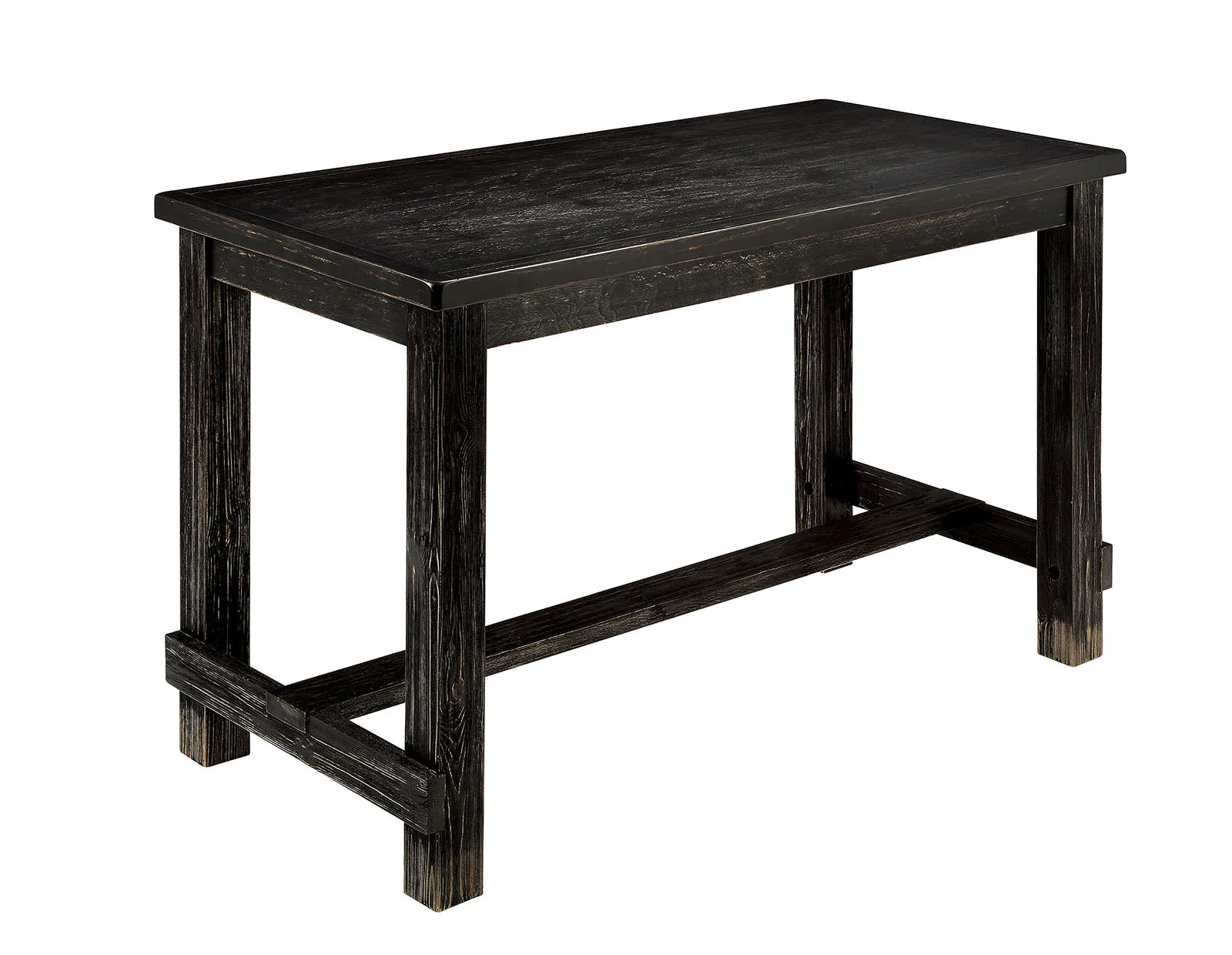 Sania Antique Black/Ivory 5 Pc. Counter Height Table Set - Image 2