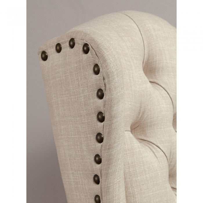 Sania I Beige & Antique Black Side Chair (Set of 2) - Image 3