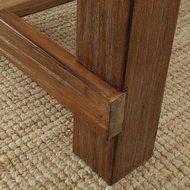 Sania Rustic Oak Counter Height Table - Image 3