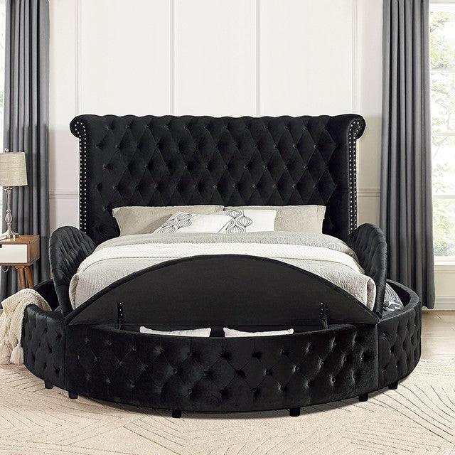 Sansom Black Queen Storage Bed - Image 2