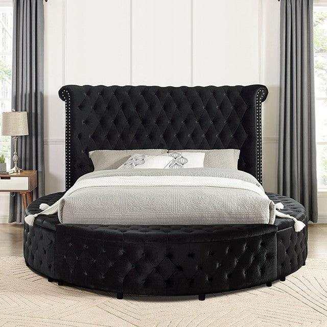 Sansom Black Queen Storage Bed - Image 3