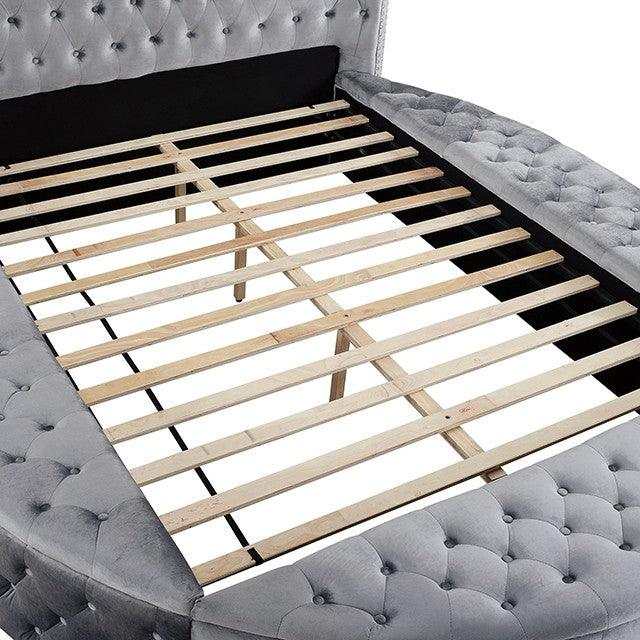 Sansom Gray Eastern King Storage Bed - Image 5