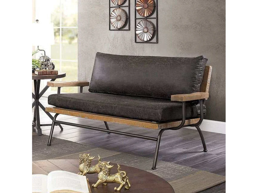 Santiago Dark Gray Loveseat