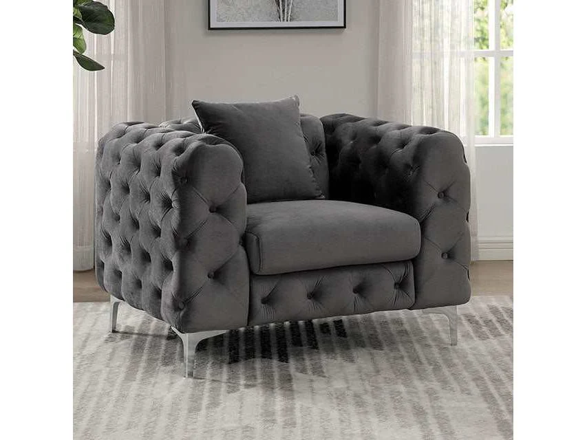 Sapphira Dark Gray Chair