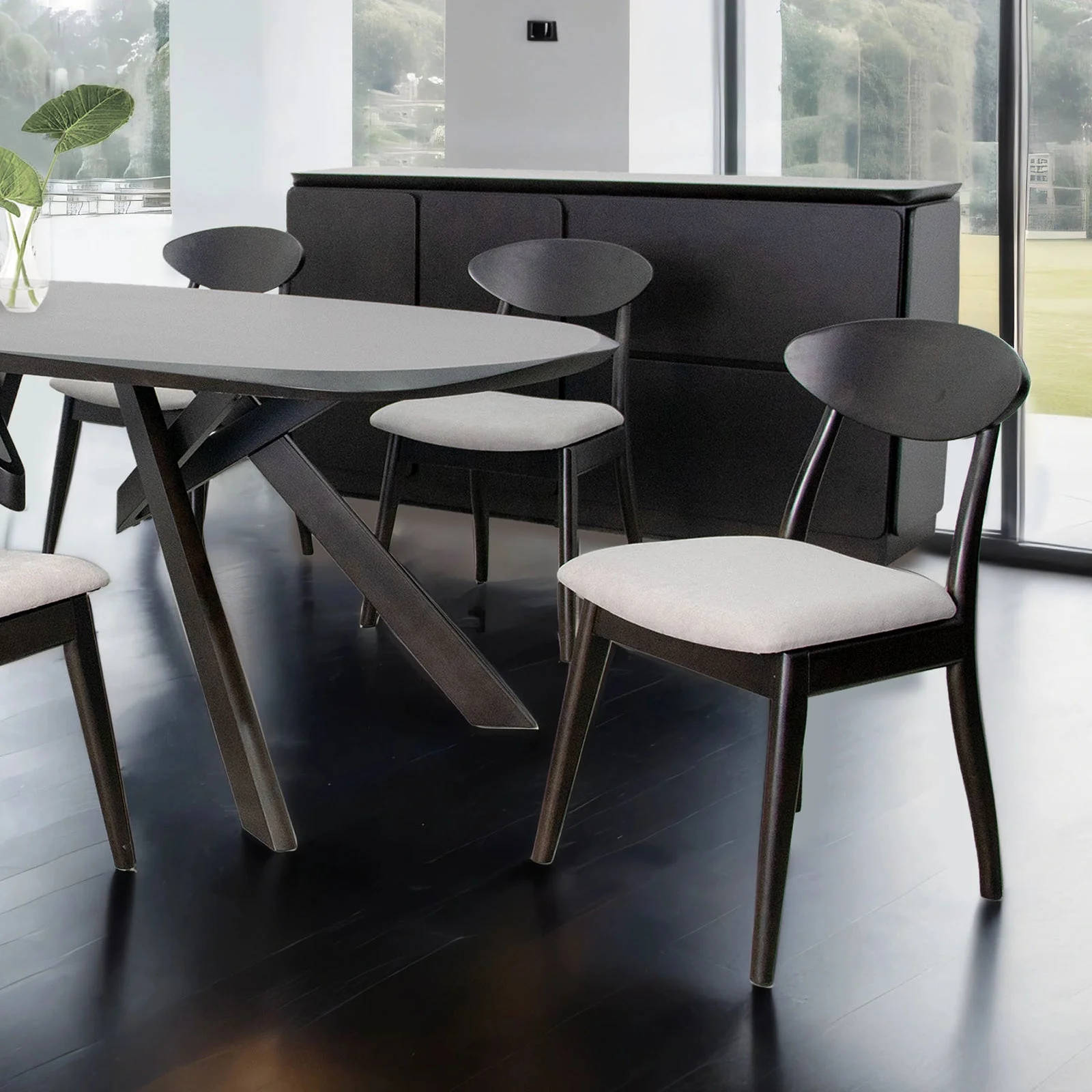 Sargans Black Chair - Image 4