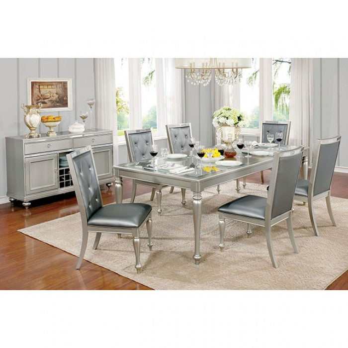 Sarina Silver Side Chair (Set of 2) - Image 3