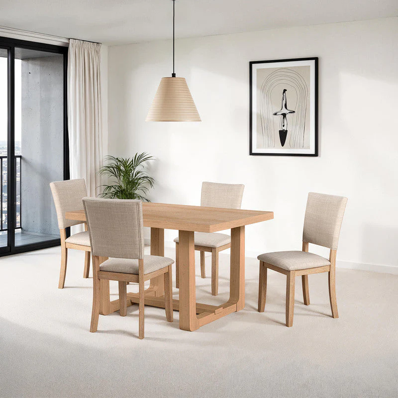 Sauro Natural Side Chair (Set of 4) - Image 2