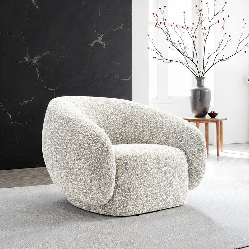 Savino Brown Swivel Chair - Image 2