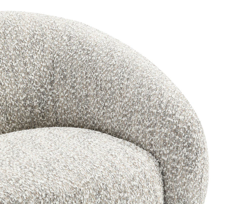 Savino Brown Swivel Chair - Image 5