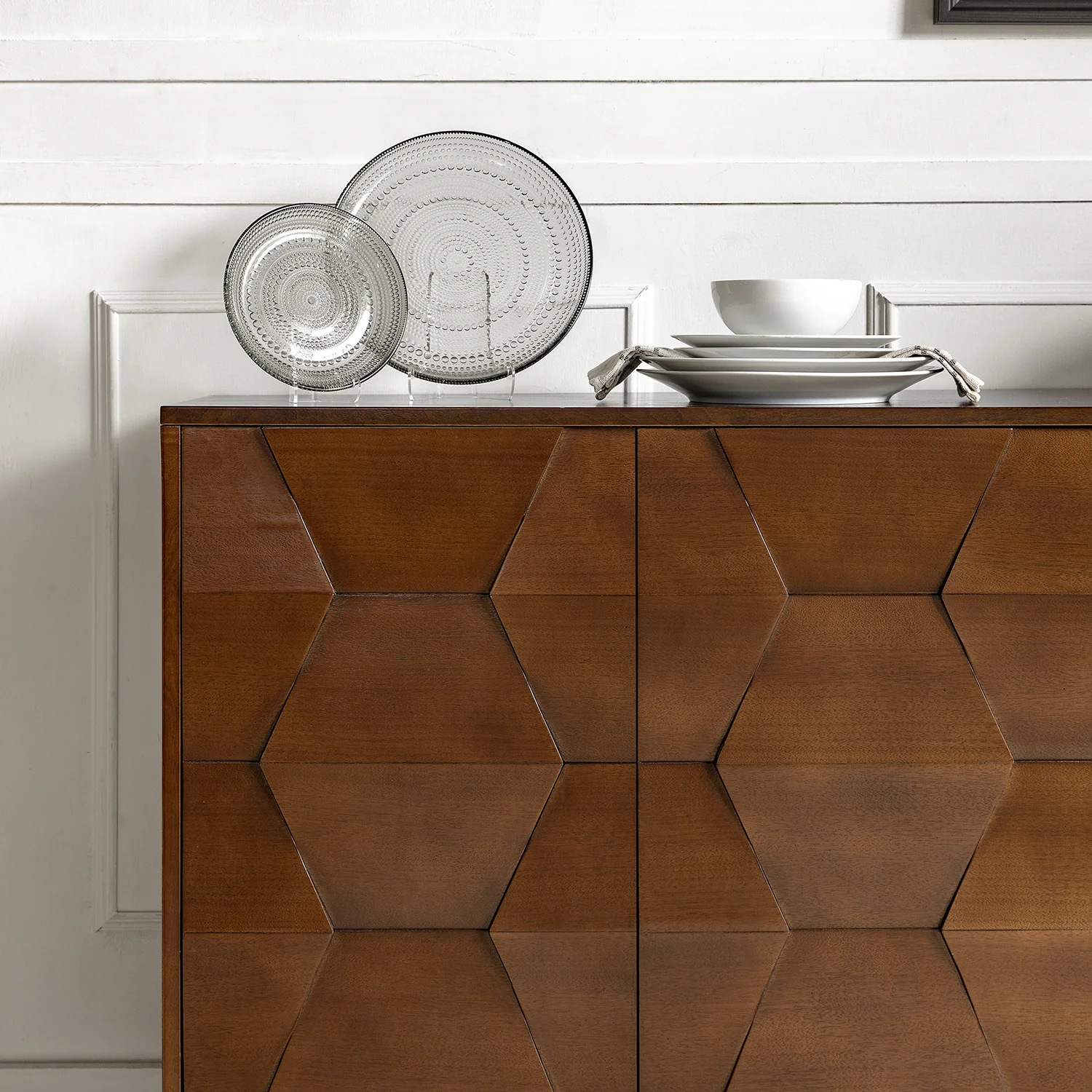 Bulanini Wide Sideboard in Walnut - Image 3