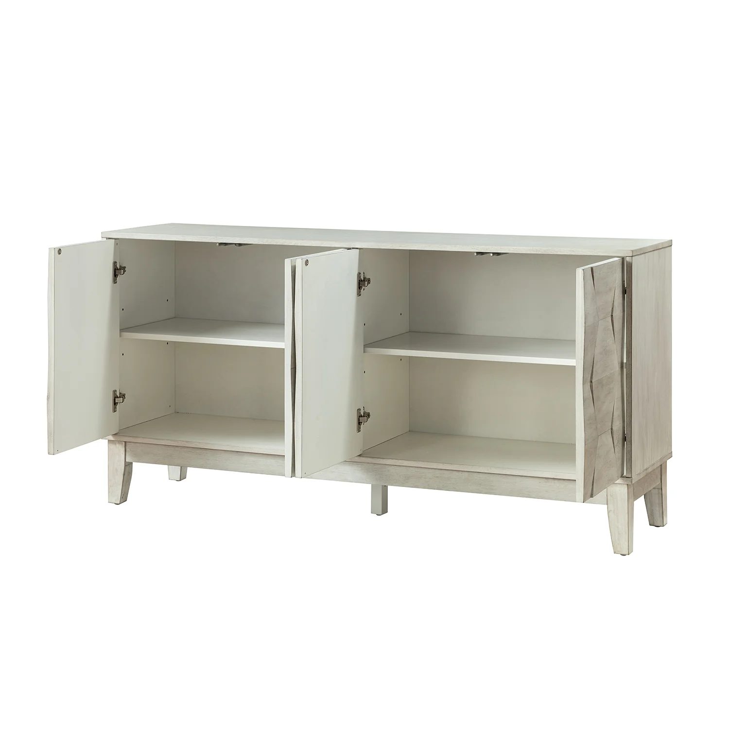 Bulanini Wide Sideboard in White - Image 6