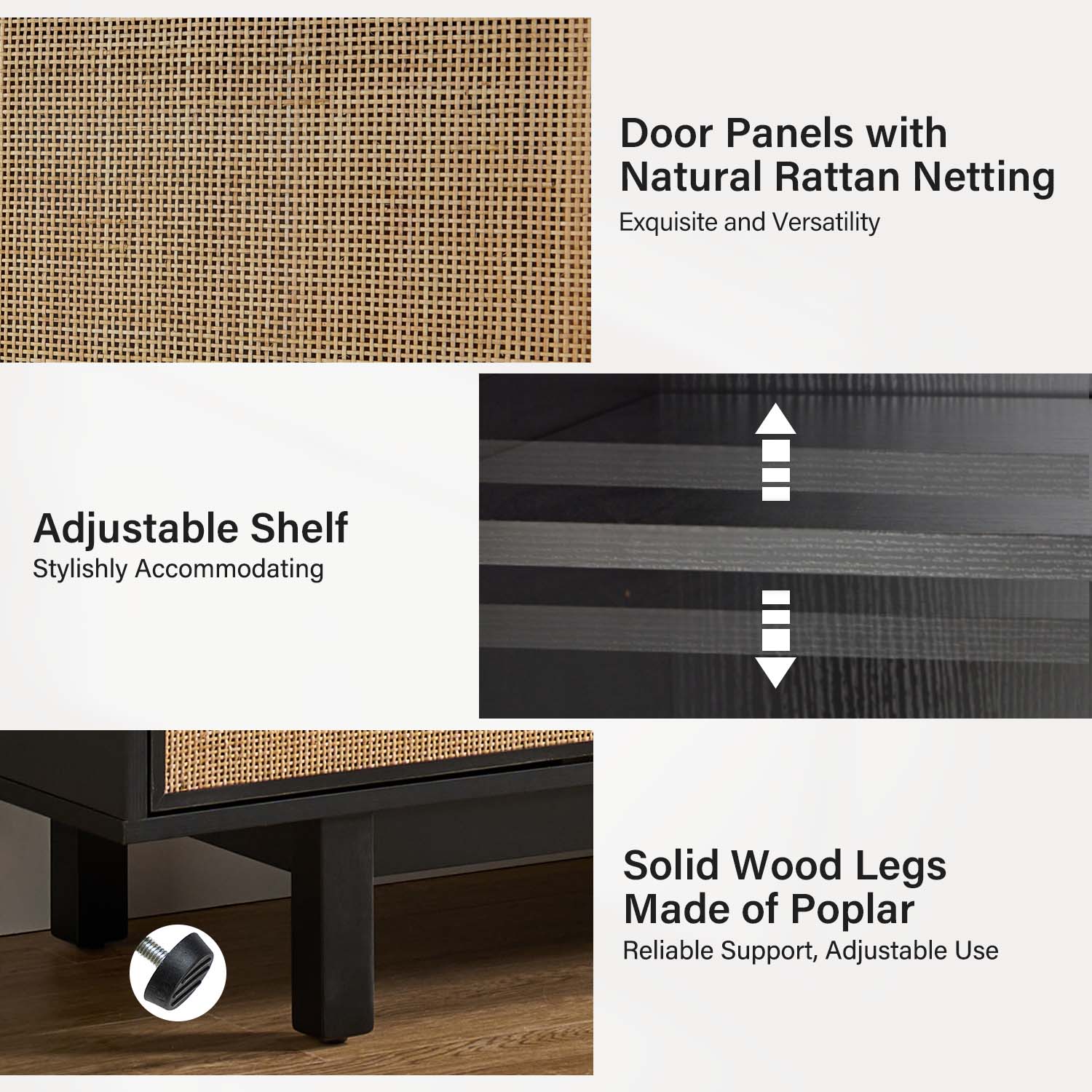 Nemo Sideboard in Black - Image 6