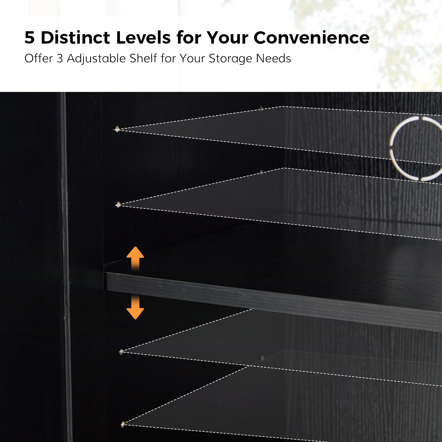 Joseph Sideboard in Black - Image 3